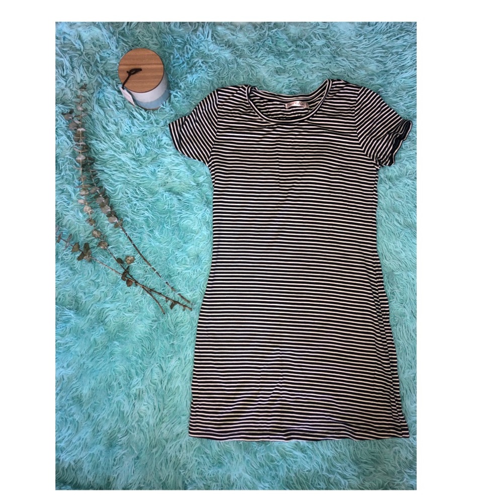 Hearts and hips black and white dress!!